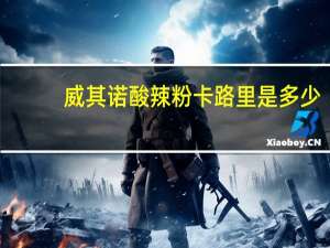 威其诺 酸辣粉卡路里是多少