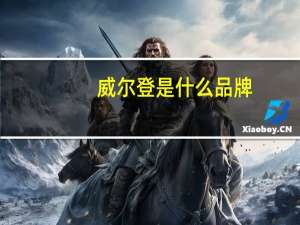 威尔登是什么品牌
