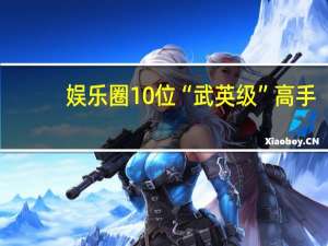 娱乐圈10位“武英级”高手，他们的招数功法各有什么不同