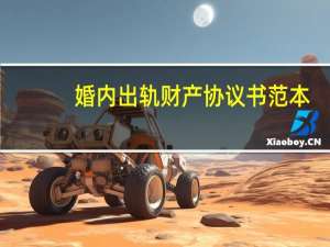 婚内出轨财产协议书范本（财产协议书范本）