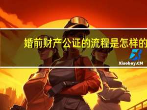 婚前财产公证的流程是怎样的