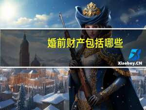 婚前财产包括哪些