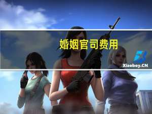 婚姻官司费用