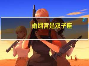 婚姻宫是双子座