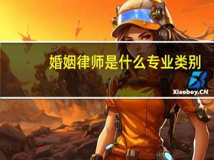 婚姻律师是什么专业类别