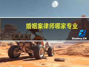 婚姻案律师哪家专业