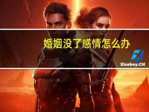 婚姻没了感情怎么办