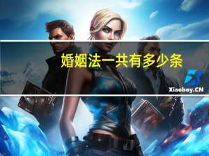 婚姻法一共有多少条