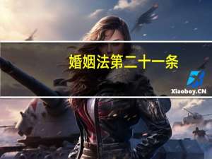 婚姻法第二十一条