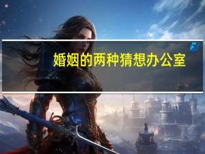 婚姻的两种猜想办公室