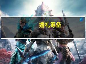 婚礼筹备（婚礼筹备）