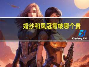 婚纱和凤冠霞帔哪个贵