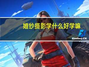 婚纱摄影学什么好学嘛