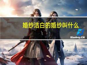 婚纱洁白的婚纱叫什么