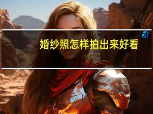 婚纱照怎样拍出来好看