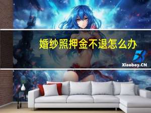 婚纱照押金不退怎么办