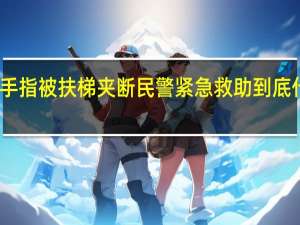 婴儿手指被扶梯夹断 民警紧急救助 到底什么情况呢