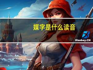 媒字是什么读音