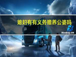 媳妇有有义务赡养公婆吗