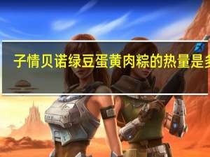 子情贝诺绿豆蛋黄肉粽的热量是多少