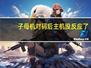 子母机对码后主机没反应了（子母机对码）