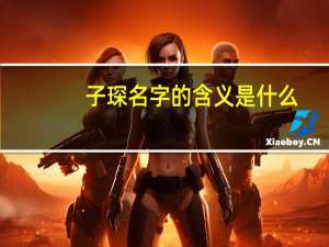 子琛名字的含义是什么