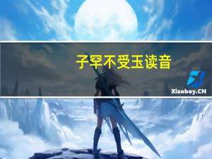 子罕不受玉读音（子罕弗受玉读音）