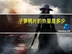 子萝鸭片的热量是多少