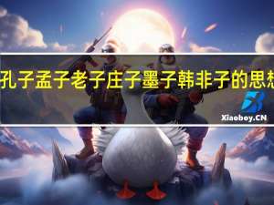 孔子孟子老子庄子墨子韩非子的思想主张
