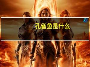 孔雀鱼是什么