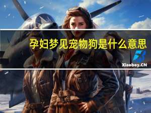 孕妇梦见宠物狗是什么意思