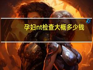 孕妇nt检查大概多少钱（怀孕nt检查一般多少钱）