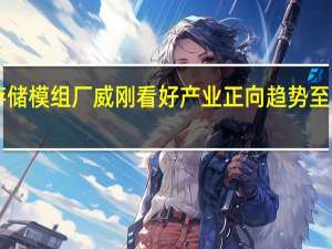 存储模组厂威刚看好产业正向趋势至明年Q3
