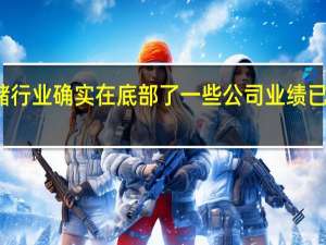 存储行业确实在底部了一些公司业绩已经在证实
