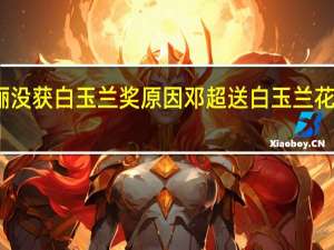 孙俪没获白玉兰奖原因 邓超送白玉兰花安慰孙俪