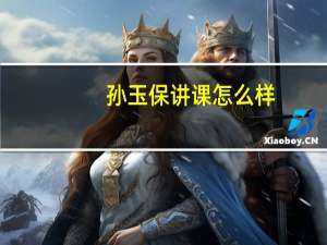 孙玉保讲课怎么样