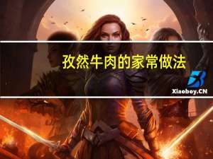 孜然牛肉的家常做法（孜然牛肉的做法最正宗的做法）
