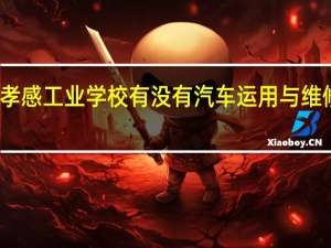 孝感工业学校有没有汽车运用与维修专业