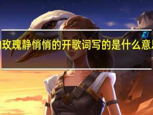 孟庭苇歌曲羞答答的玫瑰静悄悄的开歌词写的是什么意思 无字幕MV羞答答的玫瑰