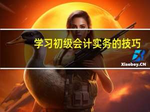 学习初级会计实务的技巧