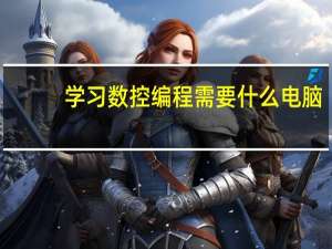 学习数控编程需要什么电脑