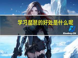 学习琵琶的好处是什么呢