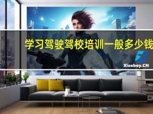 学习驾驶 驾校培训 一般多少钱
