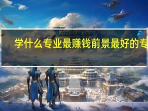 学什么专业最赚钱 前景最好的专业