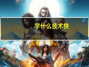 学什么技术快