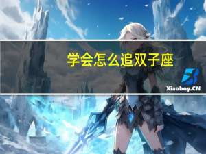 学会怎么追双子座