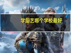 学厨艺哪个学校最好（网上学厨艺）