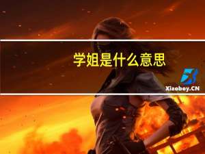 学姐是什么意思