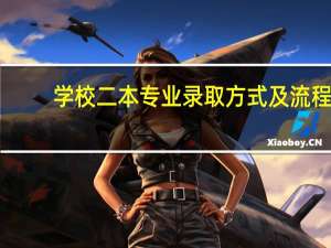 学校二本专业录取方式及流程