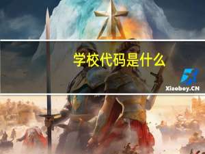 学校代码是什么